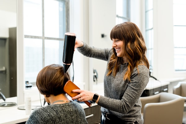 Coloration balayage